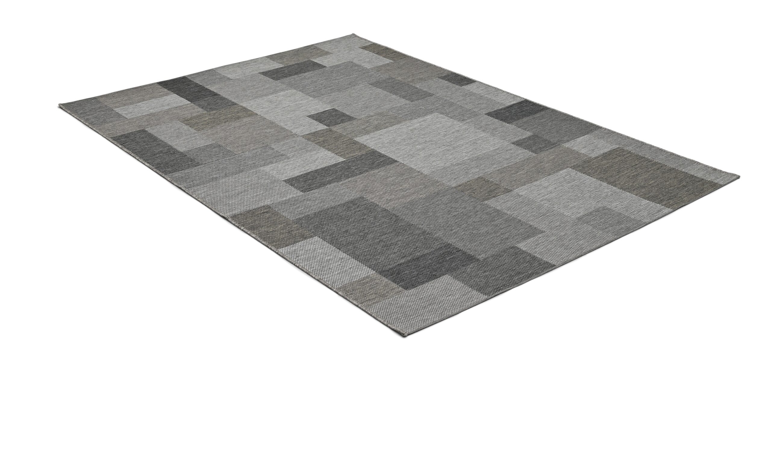 Soho grå - flatvevd teppe