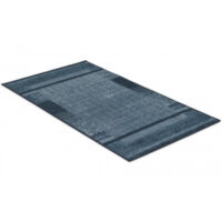 Trendy blå - teppe med gummiert underside